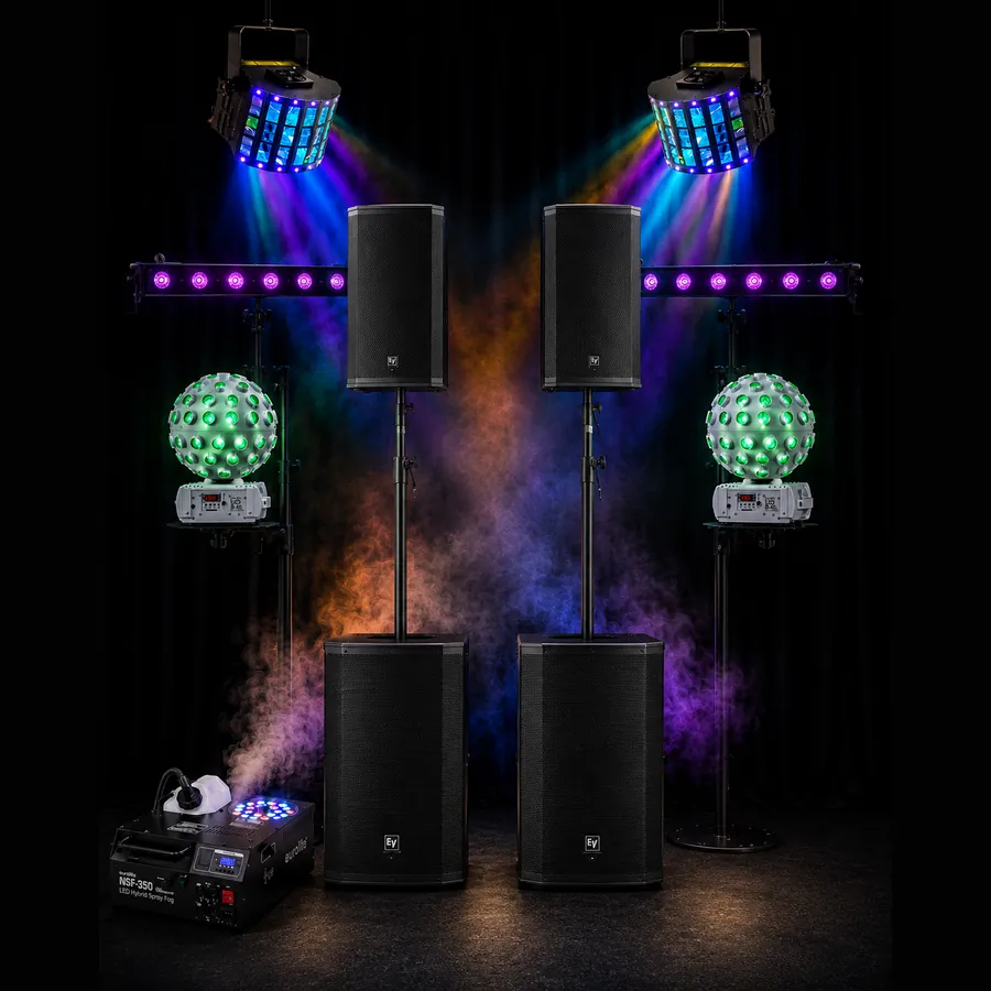 Komplett DJ-paket Premium – DJ, ljud och ljus i Stockholm & Tyresö